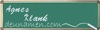 Agnes Klank Visitenkarte